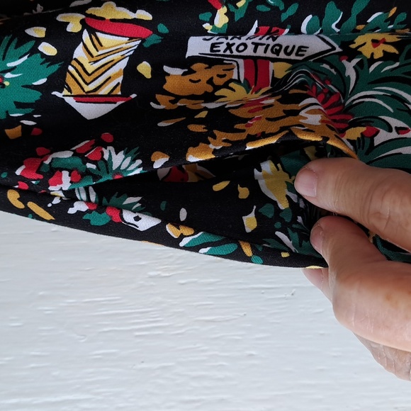 Hell Bunny Monte Carlo Circle Swing Rockabilly Retro Skirt SZ XS - Picture 6 of 14